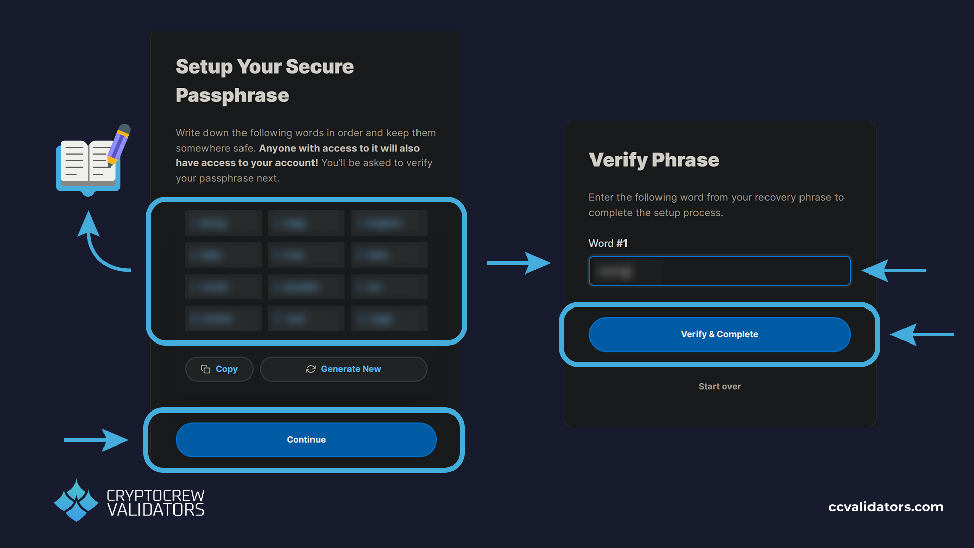 near wallet passphrase