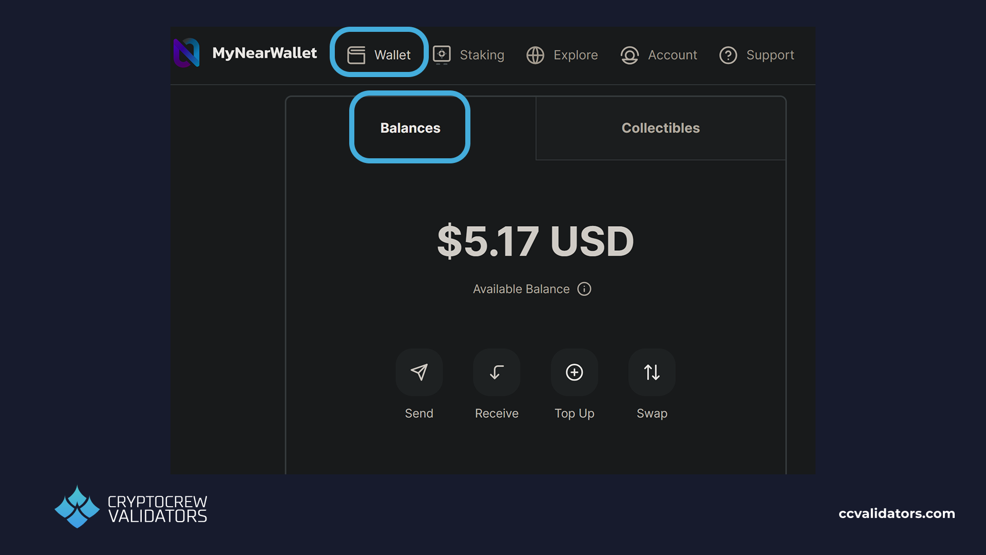 near wallet funded