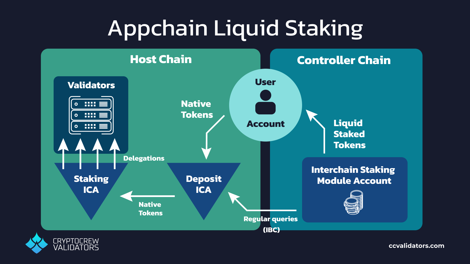 appchain liquid staking structure